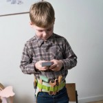 Tool Belt with Wooden Tools - 11 pcs - Dantoy 